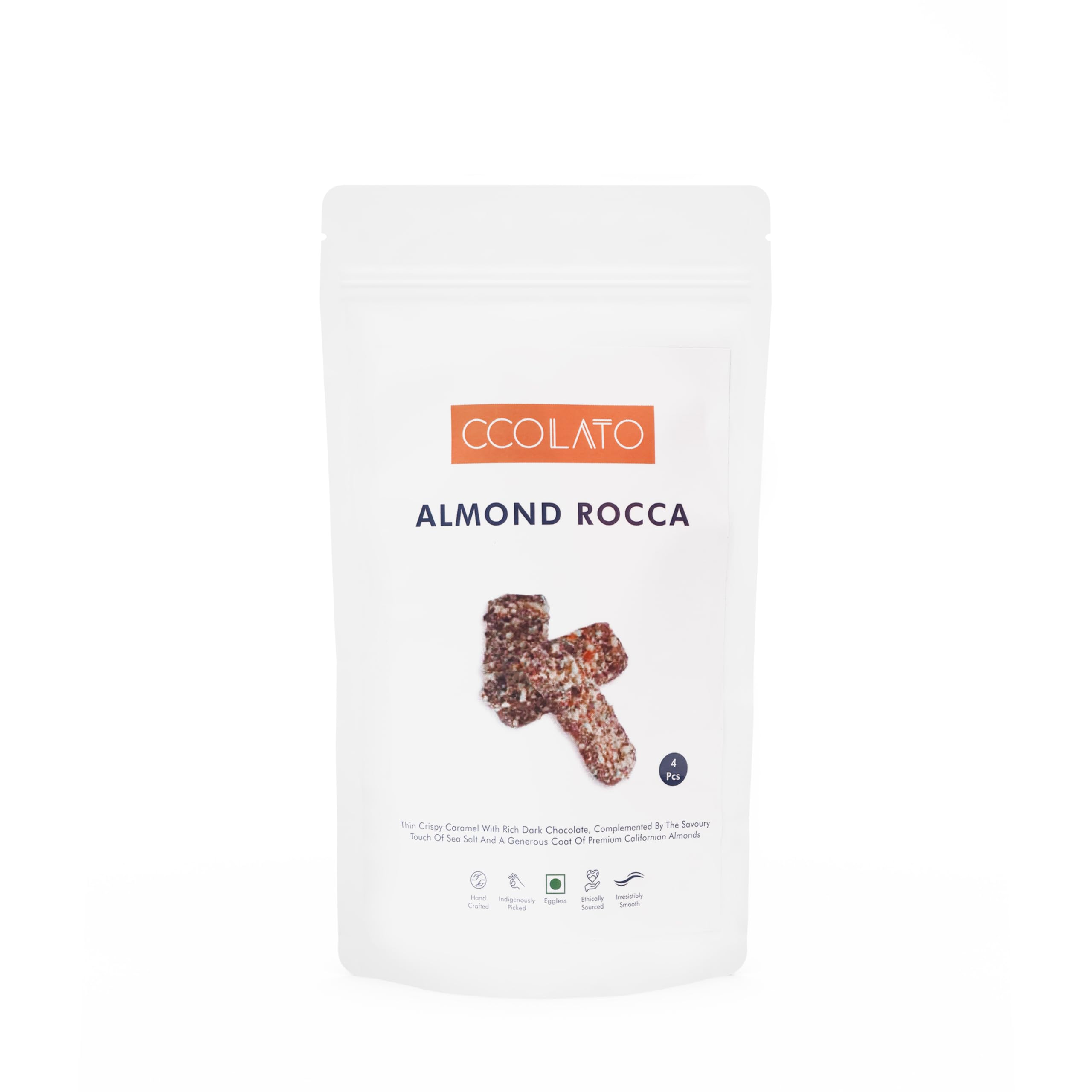 CCOLATO Californian Almond Rocca 80 grams, Rich dark chocolate, Healthy Snacking rich in flavor (B0D1XP8XCM) Amazon Price History, Amazon Price Tracker