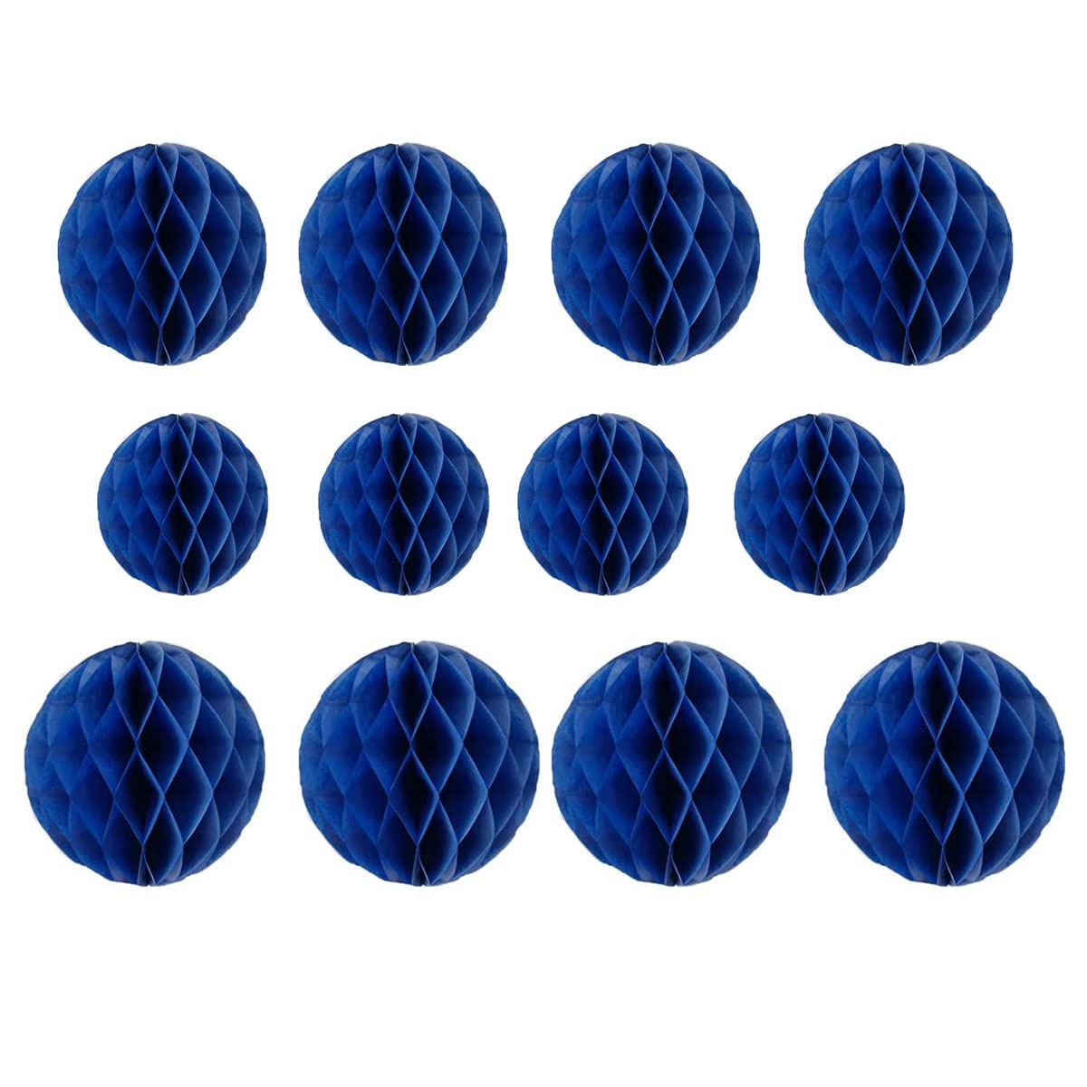 12pcs Party Honeycomb Balls Decorations 4'' 8'' 10'' Honeycomb Ball Tissue Pom Balls Flower Balls Hanging Flower Balls For Baby Shower Birthday