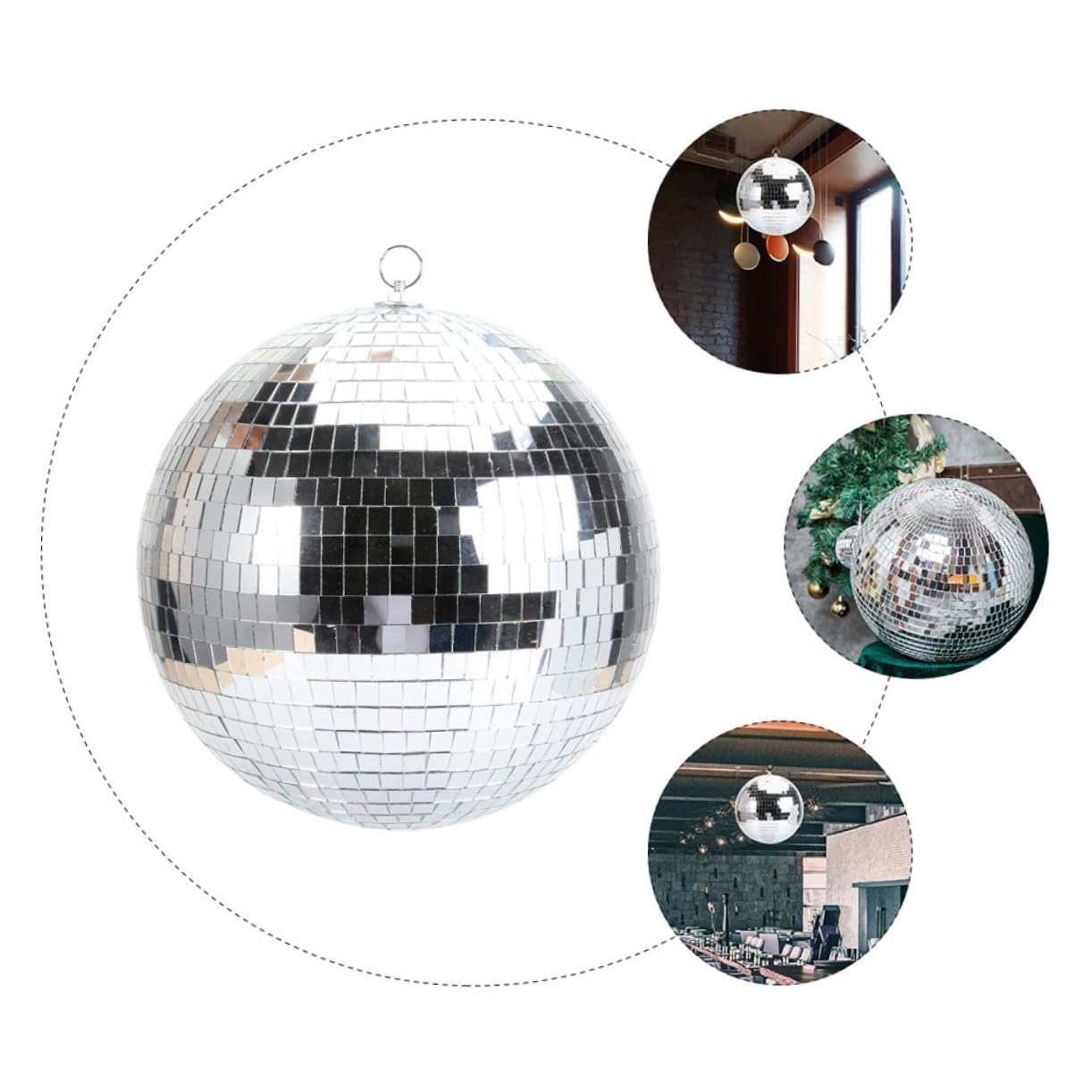 ディスコボール 直径25cm シルバー ディスコボール 直径25cm シルバー ディスコボール 直径25cm