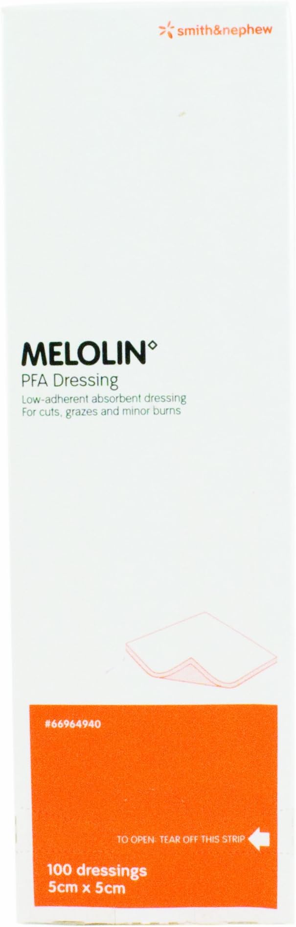 St John Ambulance Supplies Supplies Melolin Cushioned Dressing Pad 5 x 5cm Pack of 100