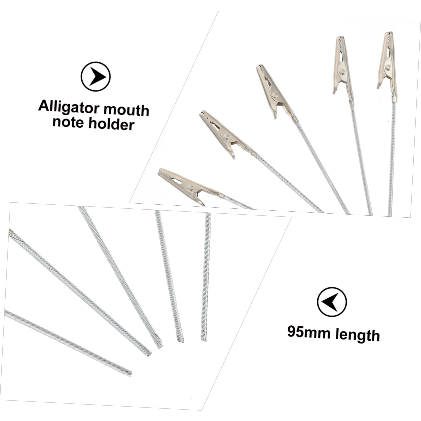 2 Set Clip Metalliche Fermacarte Clip Per Foto Per Note E Messaggi Design Metallo Adatte Per Diy E Decorazioni 100 Pezzi*2