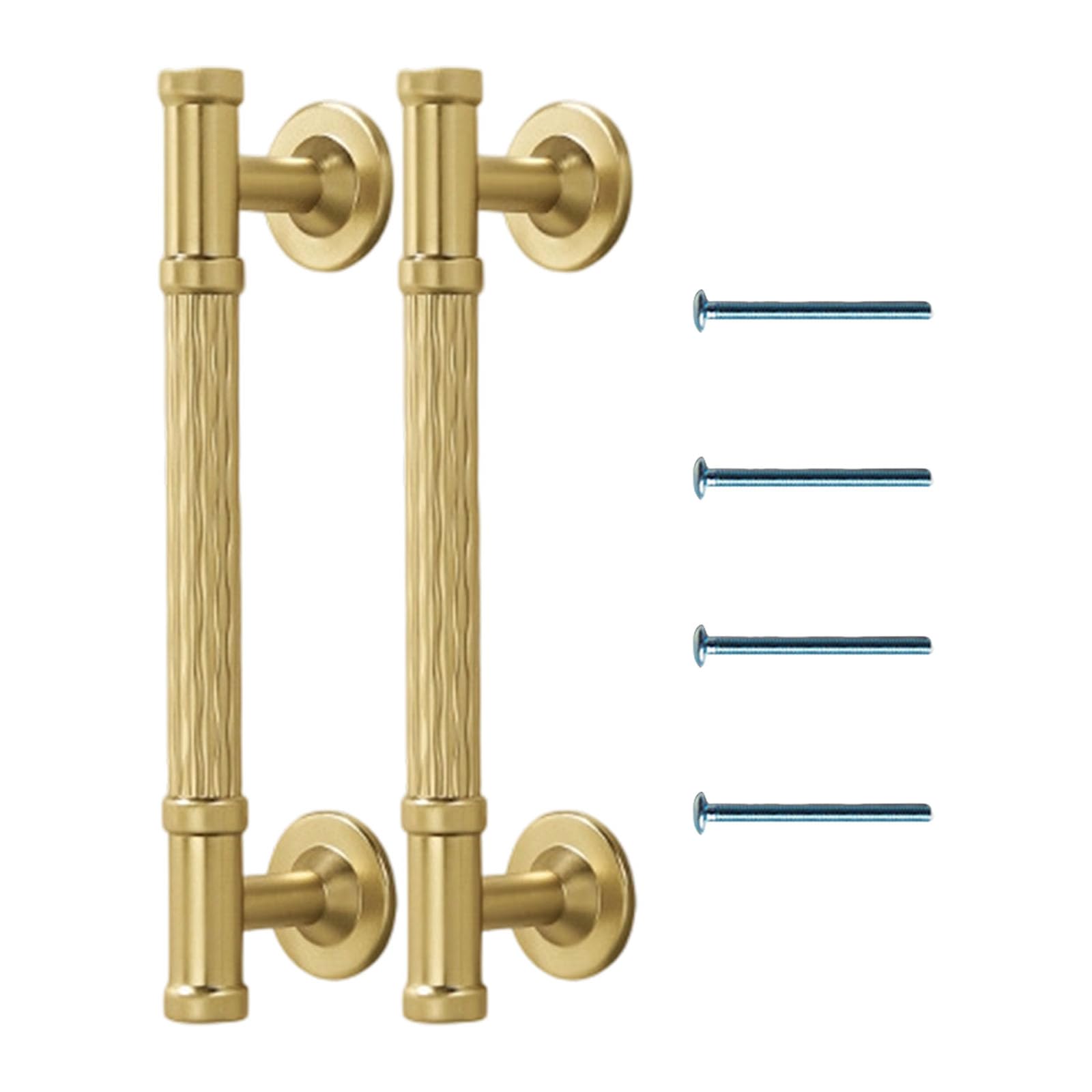 Pangboer Gold Brushed Wire 1Pair Zincs Alloy Cabinet Drawer Handle Vintage Furniture Decorative Handle Cupboard Pulls Furniture Decoration Kitchen Cupboard Door Knobs Hardware