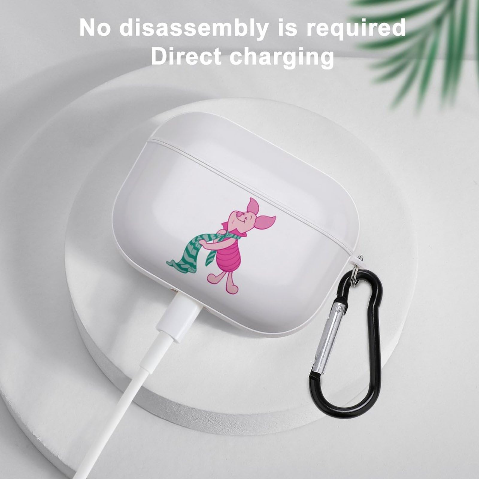 AirPods pro ケース　イヤホンカバー　保護カバー　ピグレット Amazon | AirPods Proケース くまのプーさん ピグレット AirPods Pro