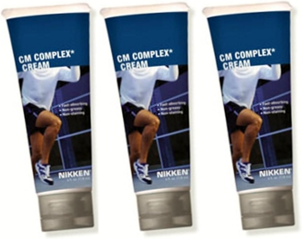 Nikken3 CM Pain Relief Cream 15071 - Bundle of Three 4 Ounce Tubes, Cetyl Myristoleate