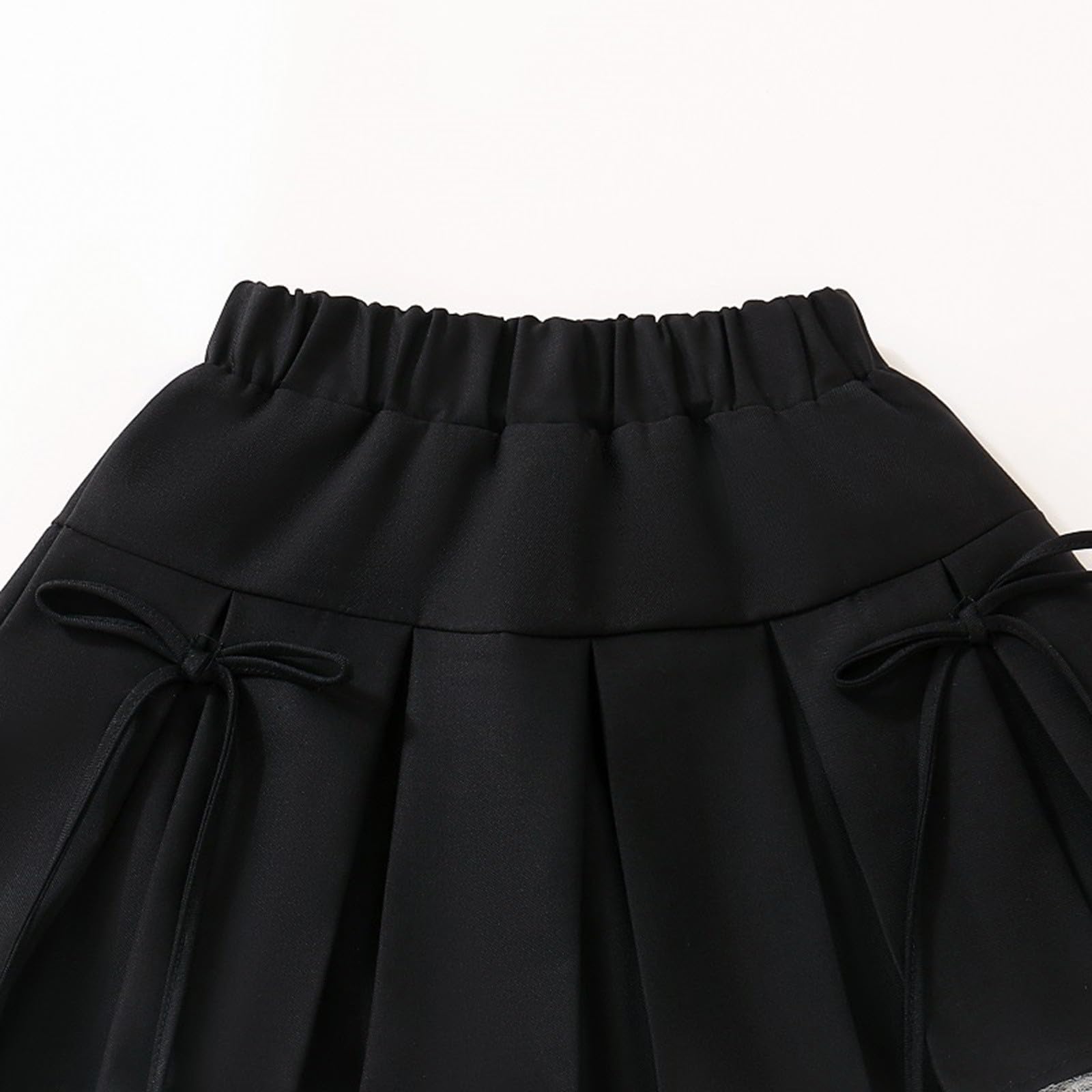 Faldas plisadas acampanadas para niñas con pantalones cortos, cintura alta, elástica, casual, acampanada, para tenis, patinadora
