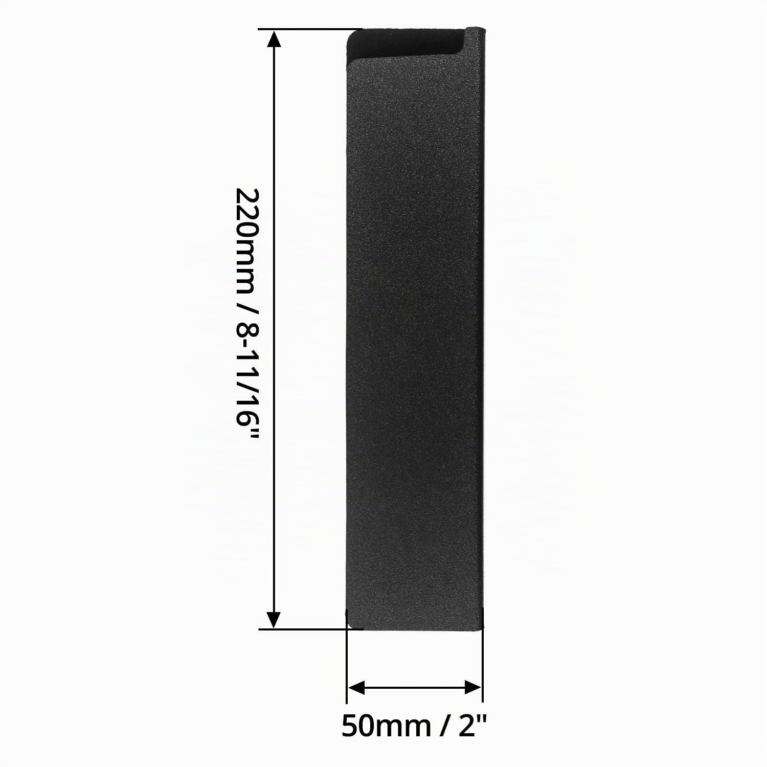 QWORK® Fodero per Coltello da Cucina, Guaina Protezione per Coltelli con Feltro Morbido Interno, 22cm x 5cm, 2 Pezzi