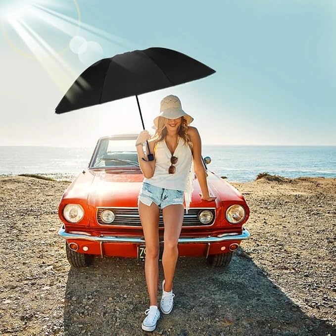 Image of Travel Umbrella Windproof Automatic Umbrellas big size for men, Umbrella for girls, Umbrellas for rain,Windproof umbrella Large for Man, Women Factory Outlet umbrellas