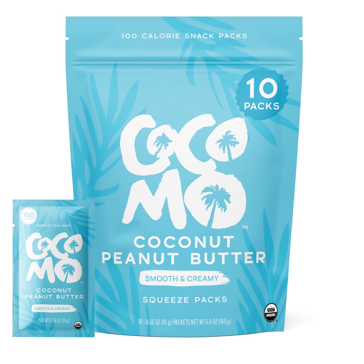 Amazon.com : Cocomo Coconut Peanut Butter Single Serve Pouch, 10