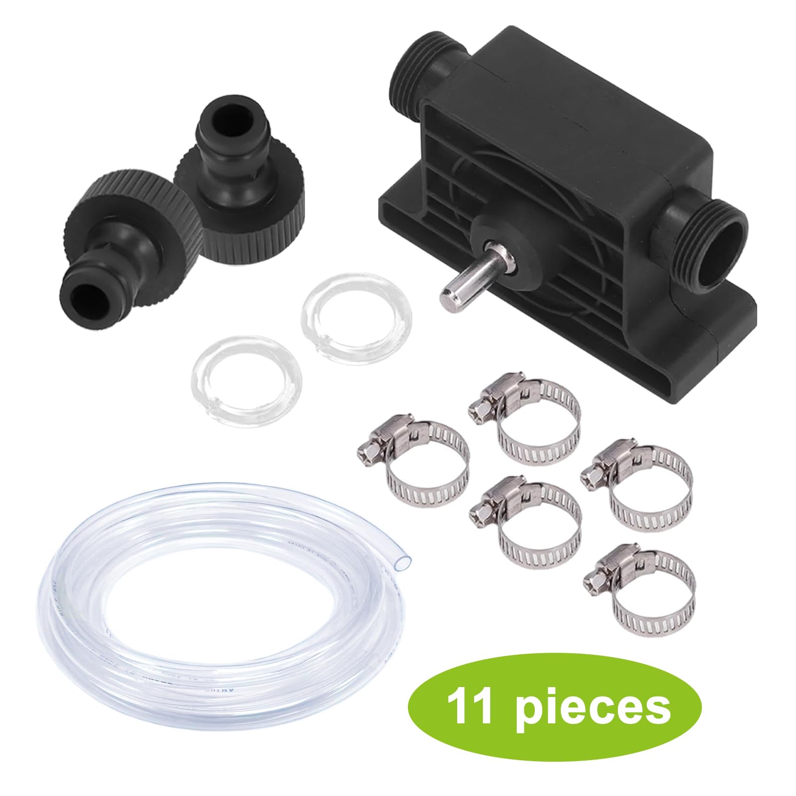 Pompa do wiertarki z wężem 3/4" o długości 2 m, mini elektryczna pompa wiertarska, szybka prędkość pompowania wody, maks. moc 2000 l/h