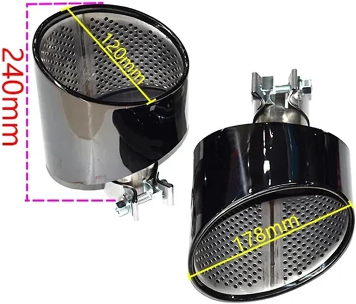 Audi A4 A5 A6 A7 RS4 RS5 RS6 RS7 にアップグレード可能な排気チップ