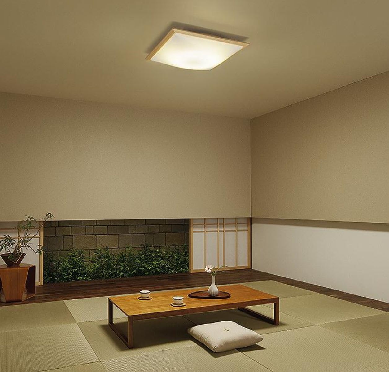 Amazon | 大光電機 DAIKO 和風LEDシーリングライト LED内蔵 リモコン付