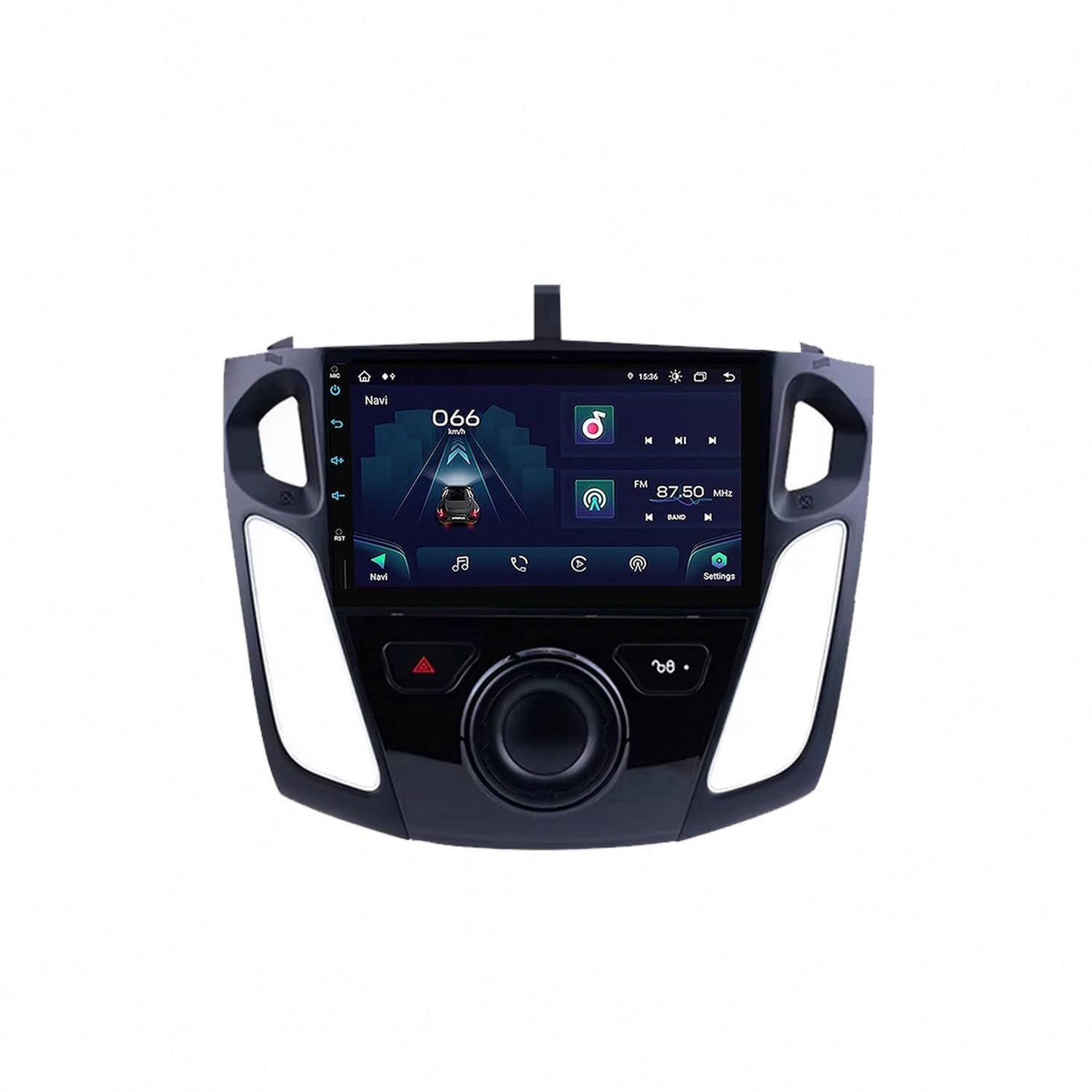 Radio de coche 2 DIN para Ford Focus con Carplay inalámbrico y Bluetooth rápido 8