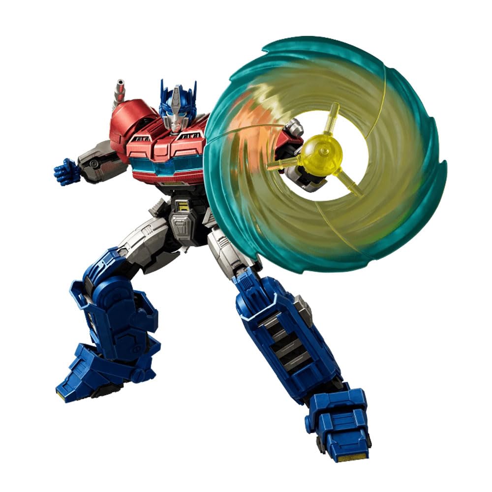 BLOKEES - Transformers Action Edition 04: Optimus Prime | Orion Pax - Maqueta Transformers para ensamblar 19 cm - Figura Robot articulado para Construir - Model Kit - Licencia Oficial - 14 años+