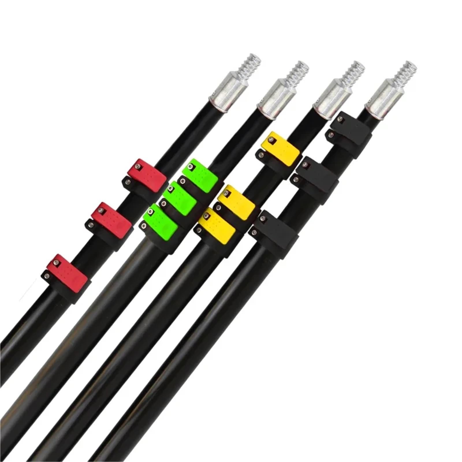 Perche Télescopique De 9 Mètres en Aluminium Robuste Et Réglable for Le Nettoyage des Fenêtres