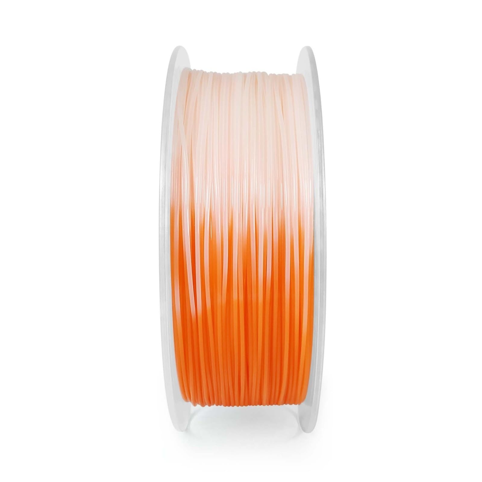 Filamento de impresión 3D PLA 1,75 mm que cambia color y temperatura filamento de impresión 3D(Orange turns yellow)