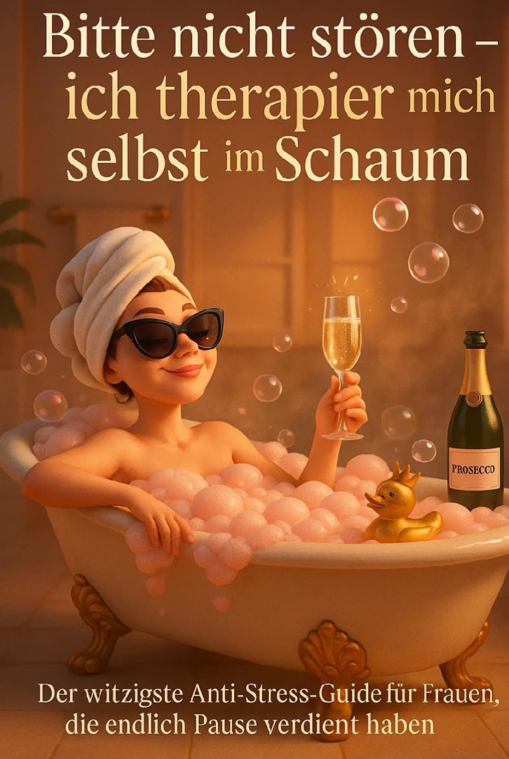 Bitte nicht stören - ich therapier mich selbst im Schaum: Der witzigste Anti-Stress-Guide für Frauen, die endlich Pause verdient haben