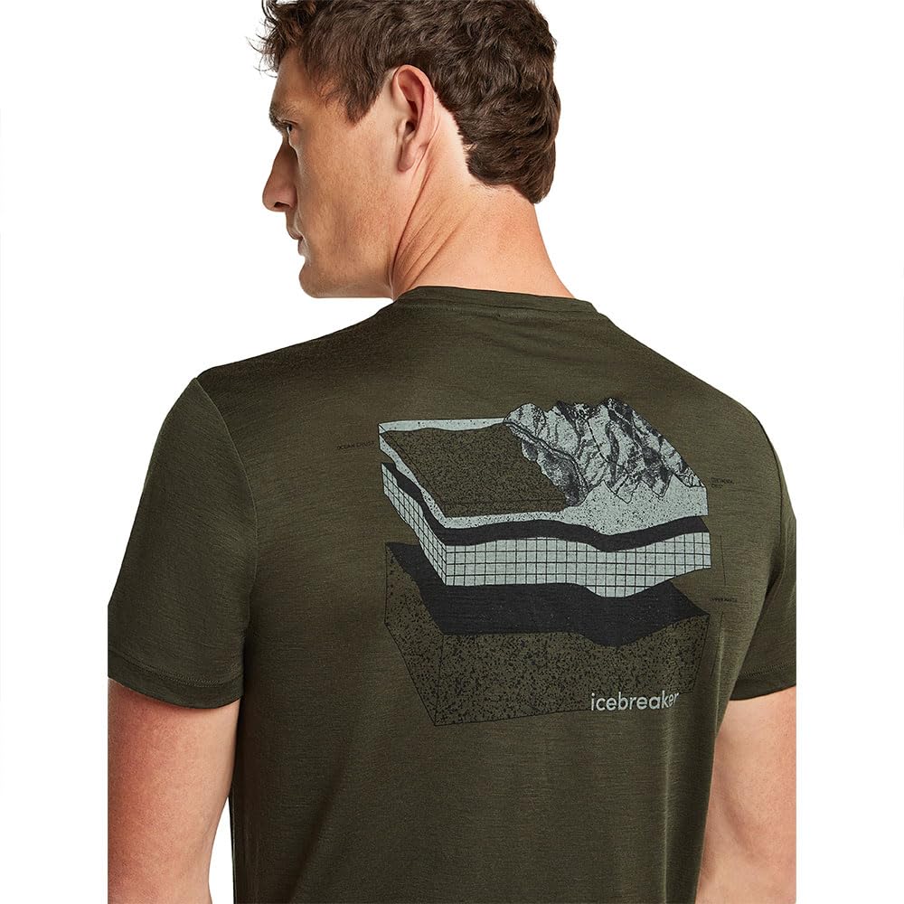 ICEBREAKER 150 Tech Lite Envolving Lay Short Sleeve T-Shirt XL