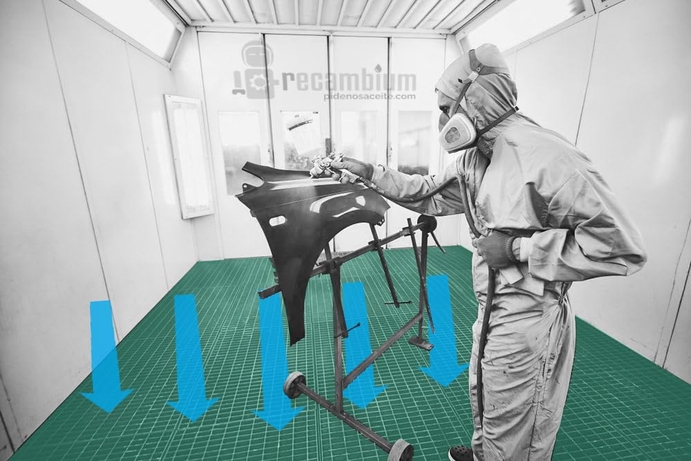 Paint Stop – 0,70x20m | Rollo de Filtros para Suelo de Cabina de Pintura | Mantenimiento de la aspiración industrial para talleres profesionales