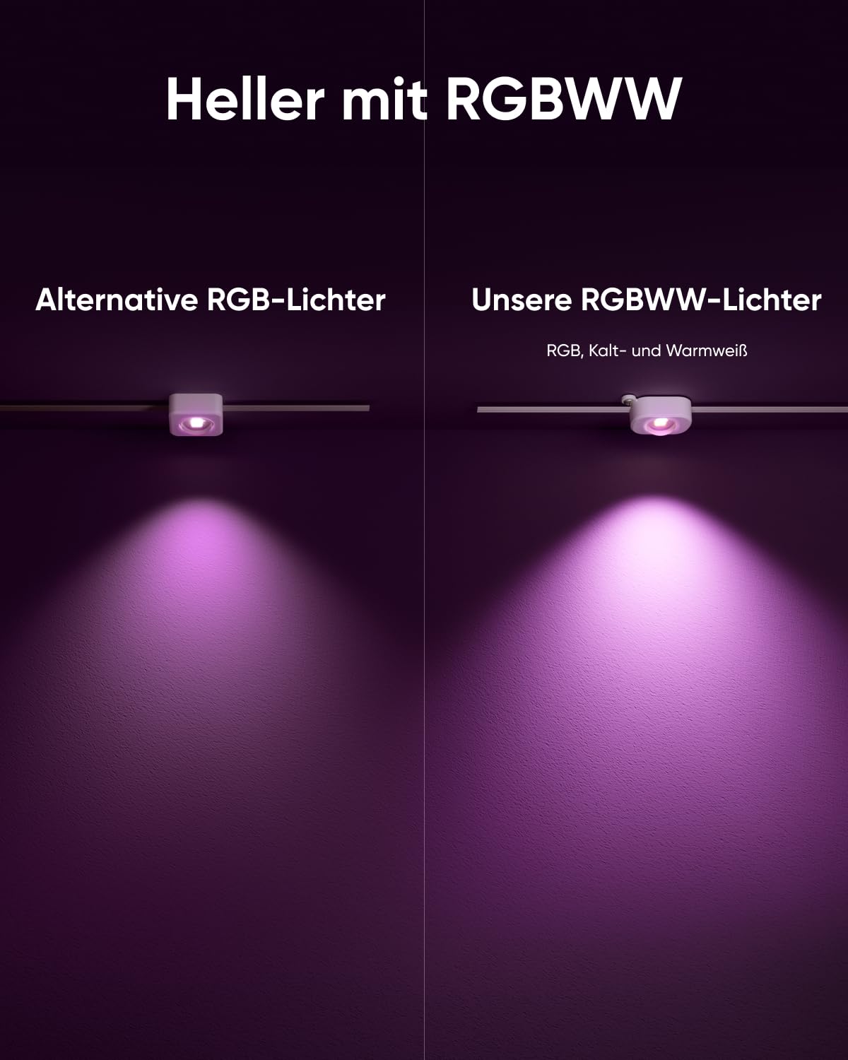 eufy Permanent Outdoor Light E22, 30m mit 60 Triple-LEDs, Smarte RGBWW-Lichter, Alltag & Festtage, bis zu IP67 Wasserdicht, KI-Beleuchtungsthemen für Weihnachten, Kamera-Kompatibel, App-Steuerung