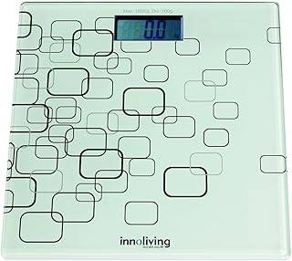Innoliving INN-109 Bilancia Pesapersona con Bluetooth, grey, lcd