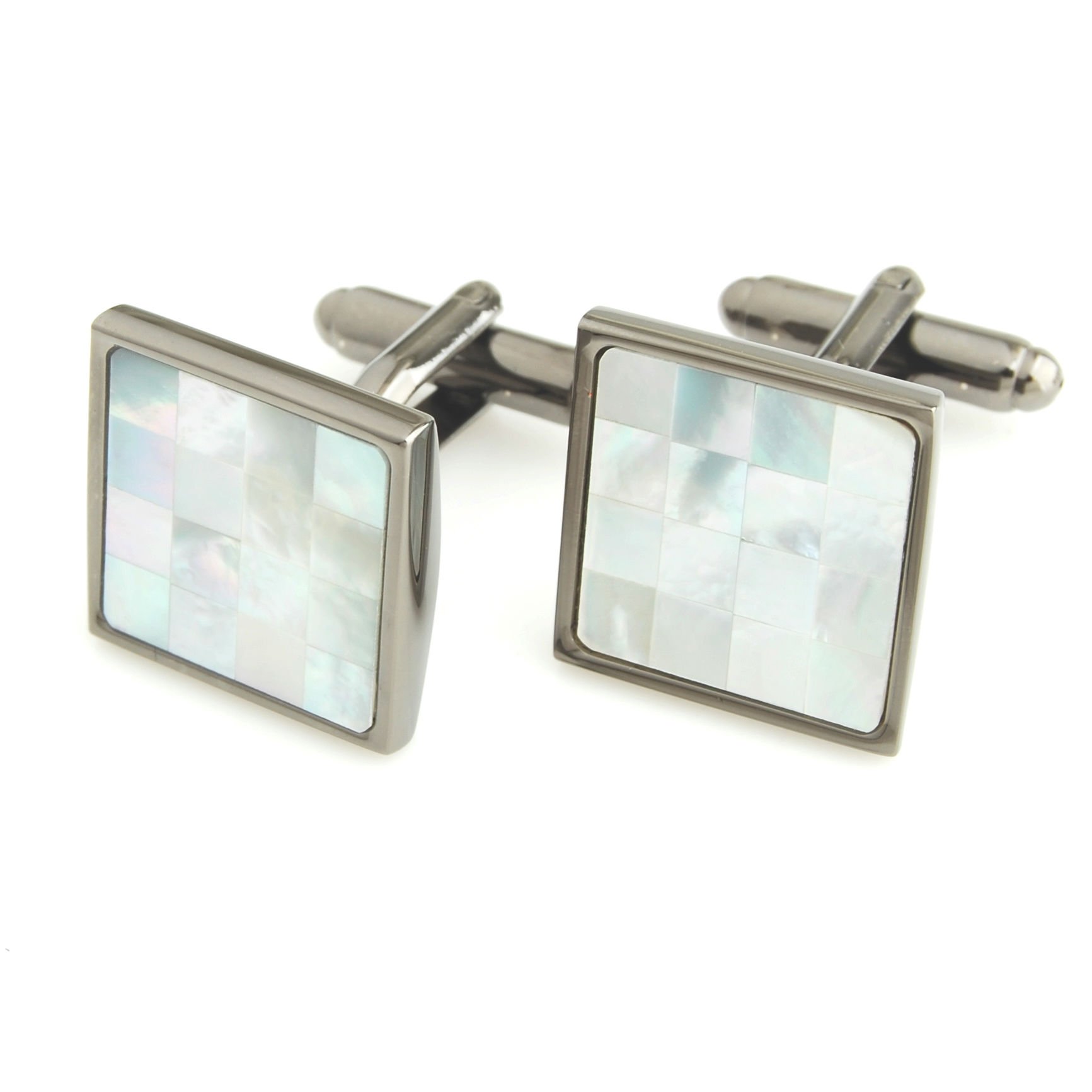 Peluche Multiple Natural Mother of Pearl Stone (Semi-precious) Cufflinks for Men (B01BOM6R2M) Amazon Price History, Amazon Price Tracker