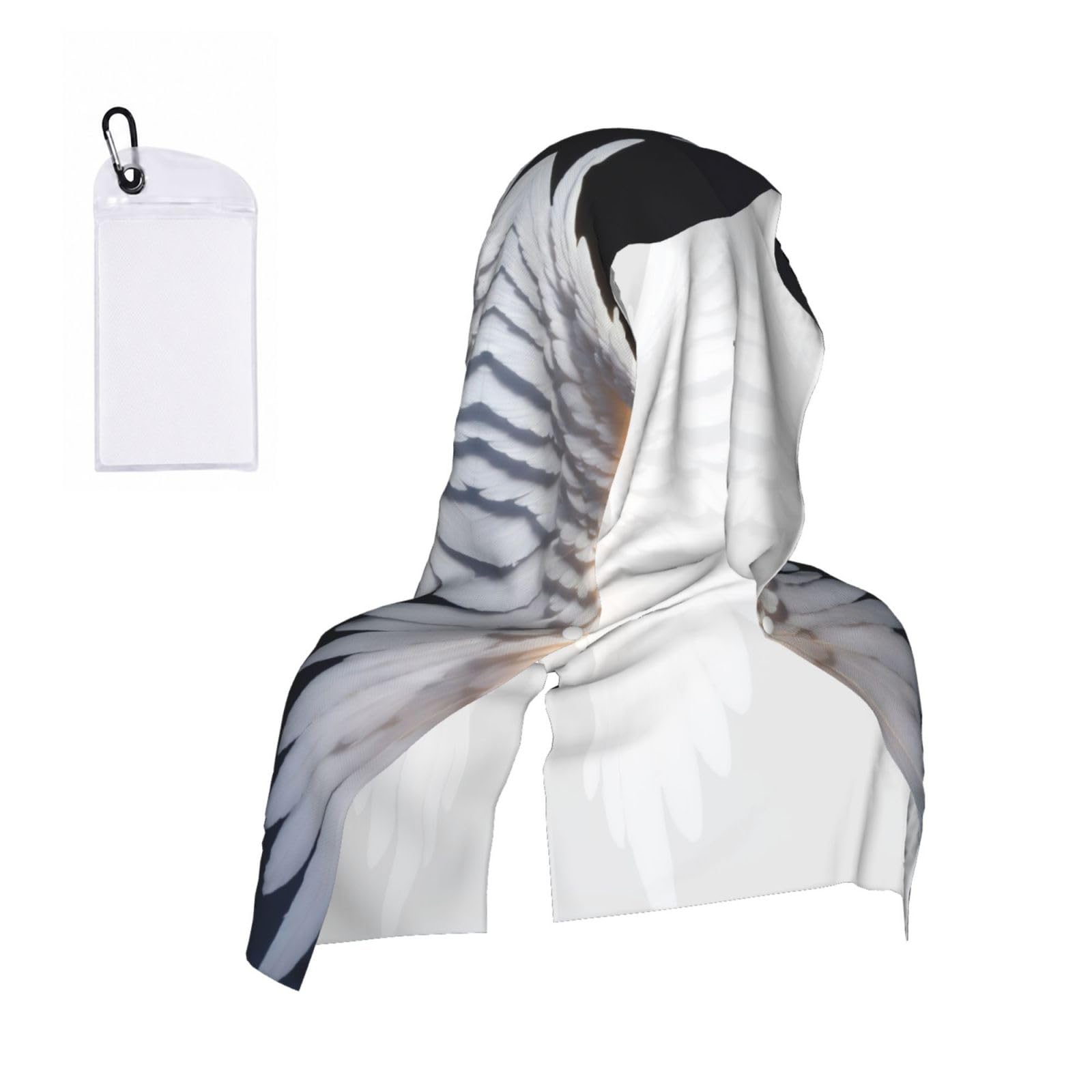 ZYJHYY Angel Wing Print Unisex Swimming Towel Practical Camping Towel Skin-Friendly Cooling Towel For Workout Training