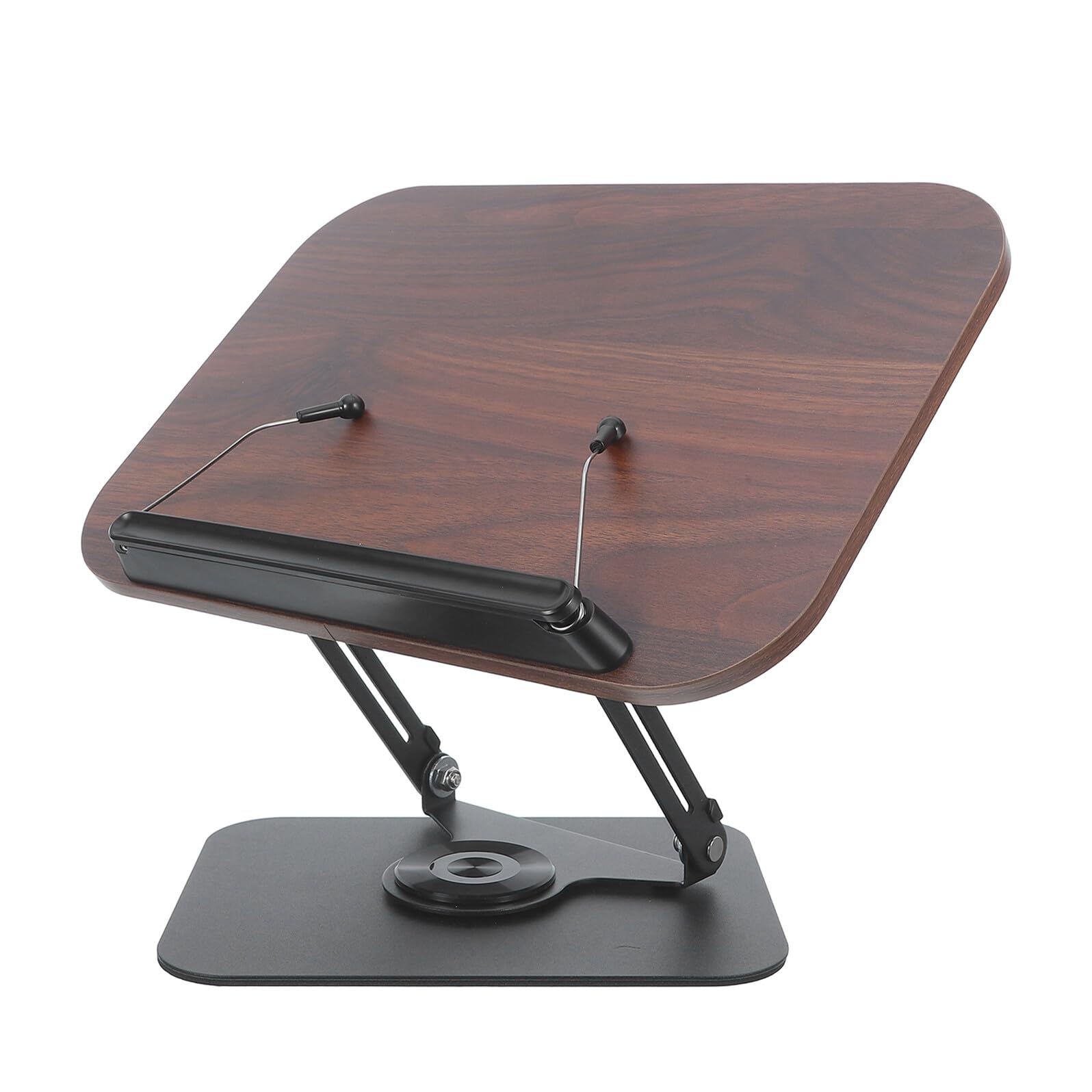 Supporto per and Base Girevole a 360° Multifunzionale con Altezza Regolabile e Base Girevole a 360° in Legno e al Carbonio for Cucina e Casa
