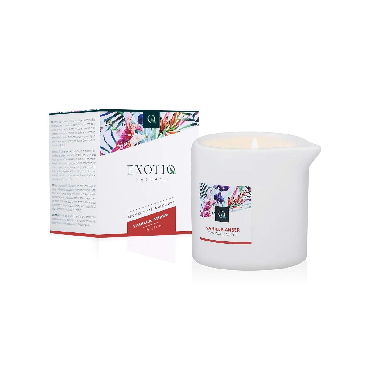 Exotiq Massaggi Exotiq Vela Vaniglia Ambra - 60G - 160 Gr, (EX-MC-04-60)