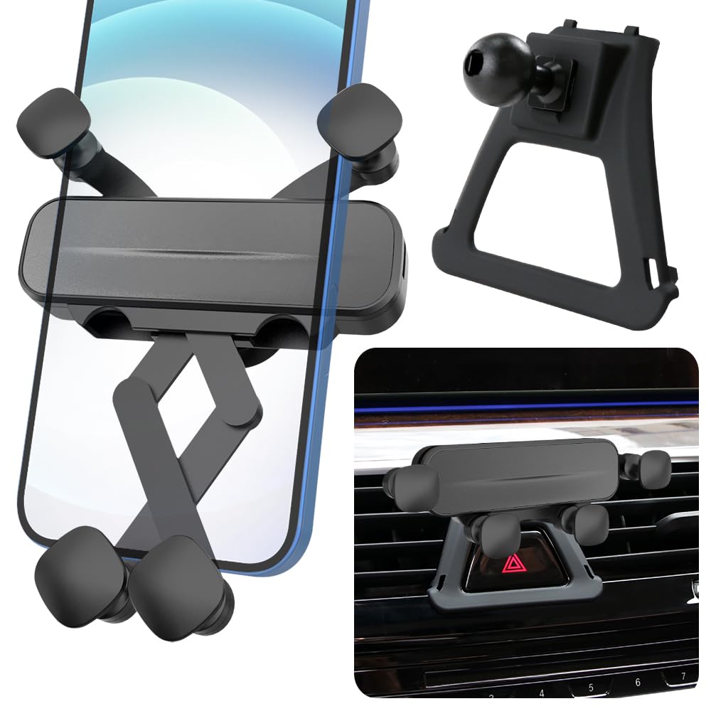 LUNQIN Car Phone Holder Mount for 2017 2018 2019 2020 2021 2022 2023 BMW 5 Series M5 525i 530i 540i M550i 530e xDrive Auto Accessories Interior