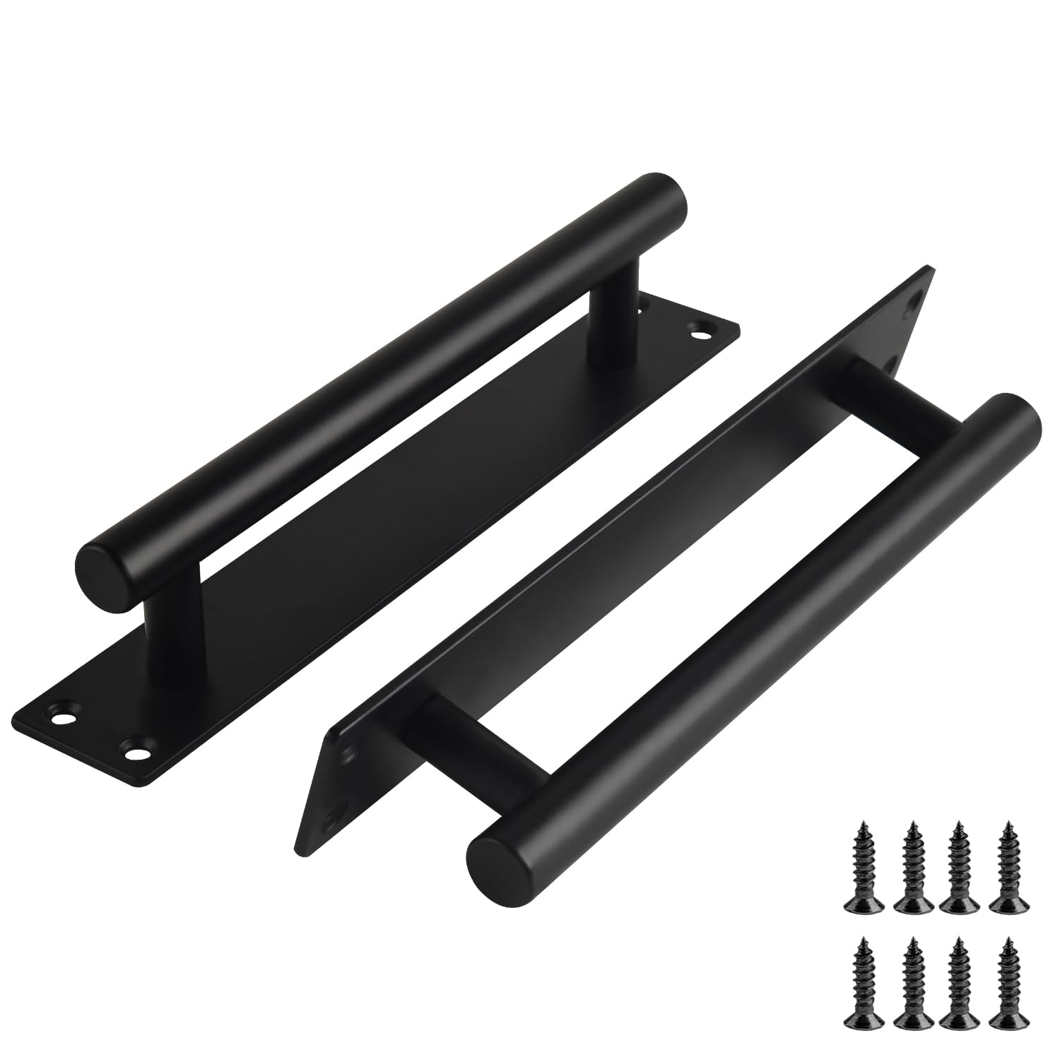 Matte Black Barn Door Handles - Modern Hardware -13 Matte Black Barn Door Handles - Modern Hardware -13