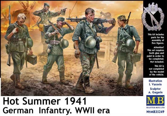 Masterbox 1:35 - Hot Summer 1941, German Infantry WW II