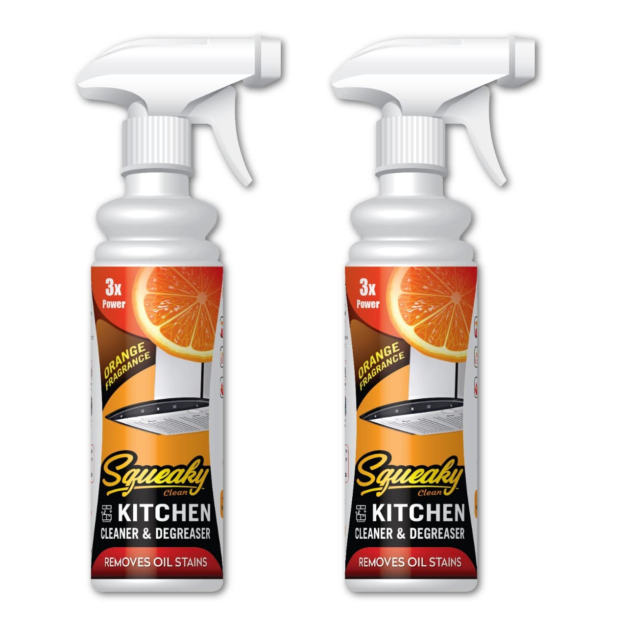 Squeaky Kitchen Cleaner (Oil Stain Remover Gas Stove/Chimney/Oven/Grill/Exhaust Fans/Burnt Pot Cleaner) - 350ml (2) (B09JZSTV31) Amazon Price History, Amazon Price Tracker