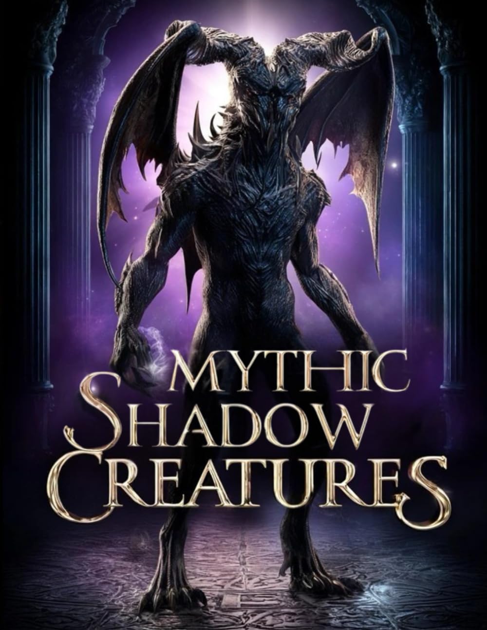 Mythic Shadow Creatures: A Dark Fantasy Mythical Creatures Coloring Book for Adults & Teens Ages 14+ | High Detail Dragons, Mythic Beasts & Legendary ... Who Love Dark Romantic Gothic Fantasy Worlds