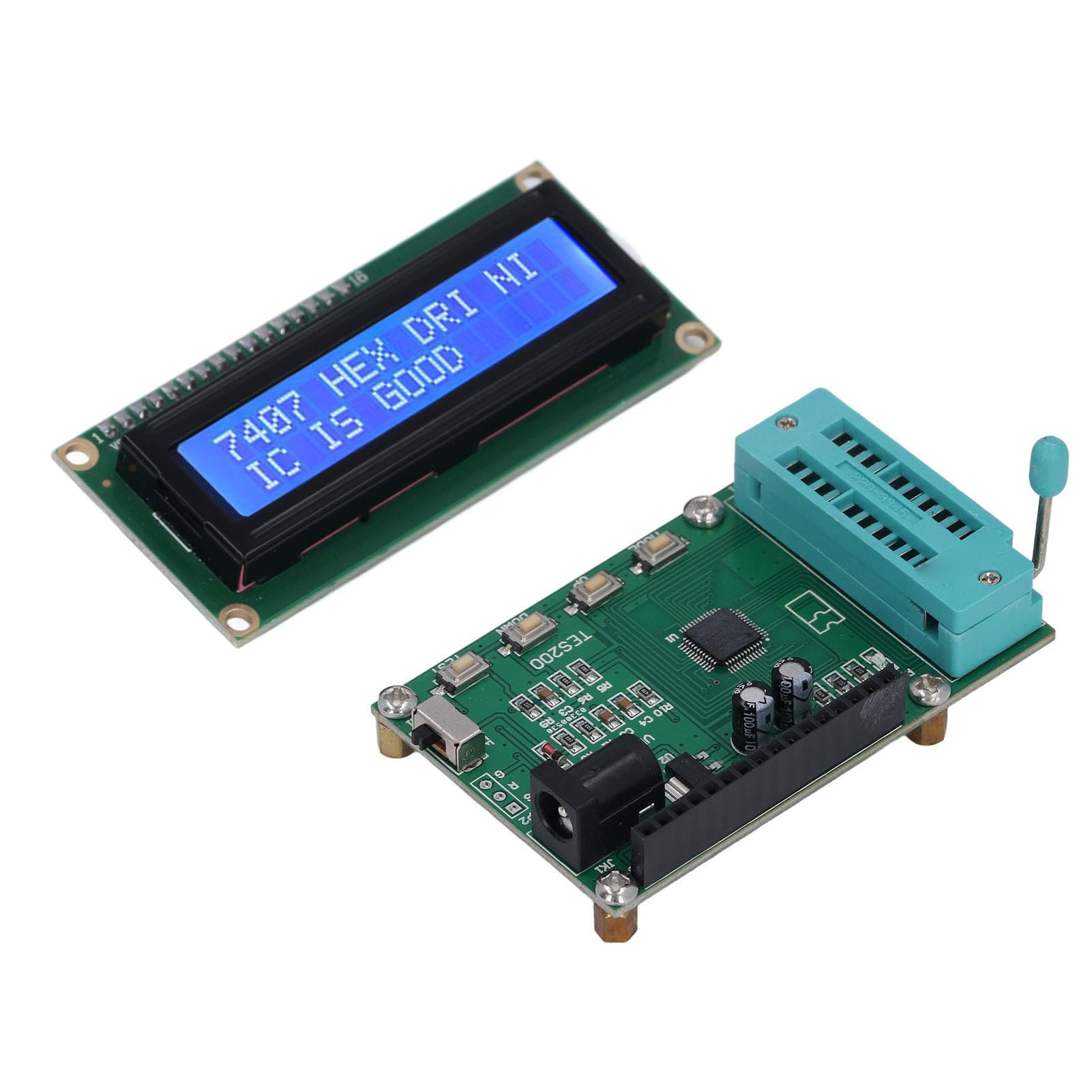 Cyfrowy Tester Układów Scalonych, materiał PCB, Miernik Obwodów Scalonych o Krótkim Czasie Reakcji dla Serii 74 40, Obsługuje ponad 200 Integracji dla Entuzjastów Elektroniki