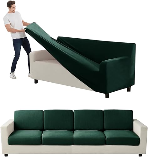 Miniatura 9 de Funda para Sofá de Terciopelo, Fundas Elásticas para Sofá para Funda Principal Separada/Respaldos y Cojines de Asiento, Funda para Sofá, para Fundas