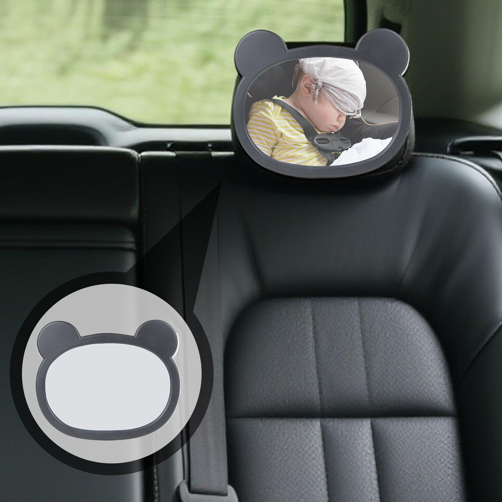 Specchietto auto neonato girevole 360 gradi Monitoraggio Osservazione | Specchietto auto neonato rotazione 360 Monitoraggio, sedile posteriore, viaggio, passeggino