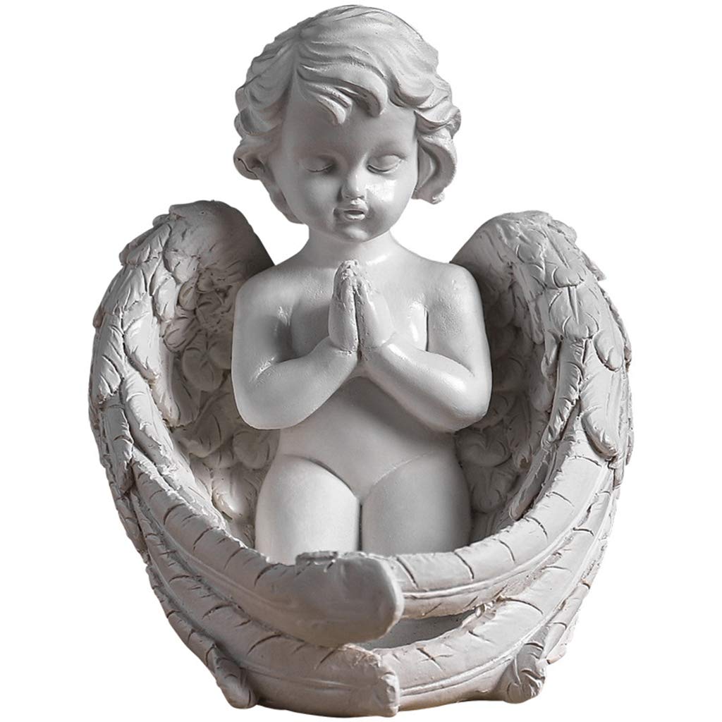 Petites décorations de figurines de fées miniatures pour égayer un pot de fleurs triste