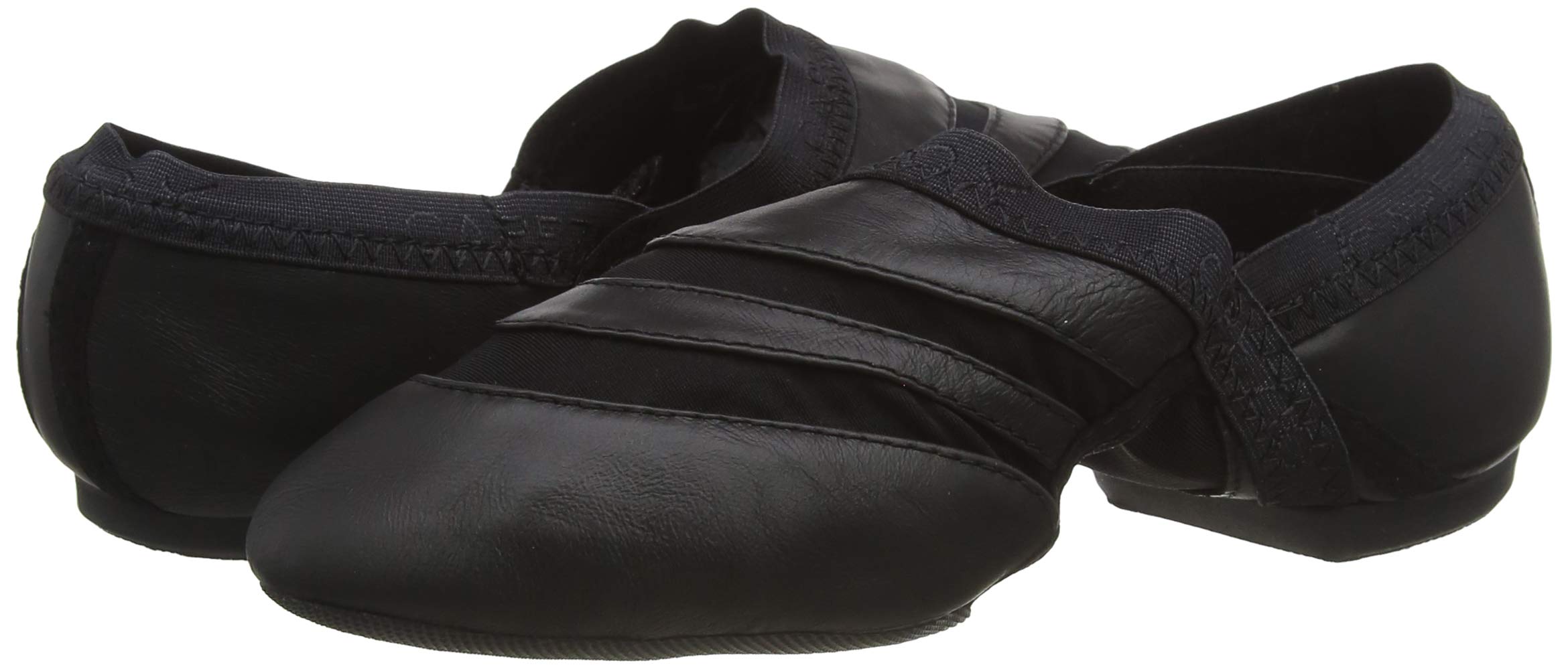 Capezio Justaucorps Classique en Coton avec Bretelles réglables pour Femme Noir Taille S