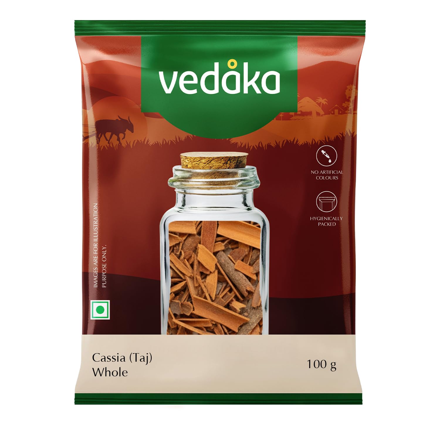 Amazon Brand - Vedaka CINNAMON(DAL CHINI), 100g