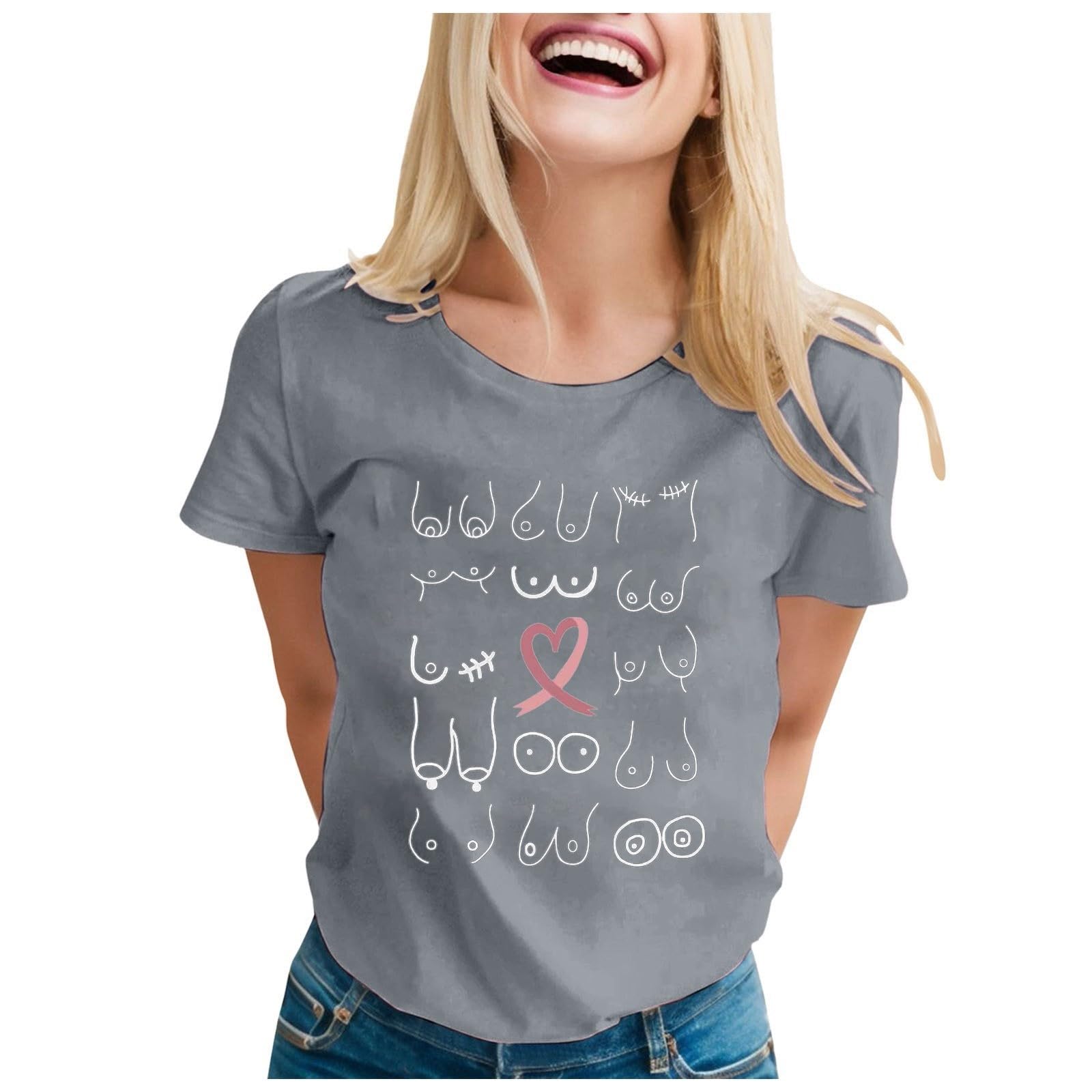 GenericBreast Cancer Awareness Cancer T-Shirt Womens I Wear Ribbon for Someone Special T-Shirt Breast Cancer Awareness Ribbon Support Gift T-Shirt Flowers Ribbon Breast Cancer Awareness Month T-Shirt