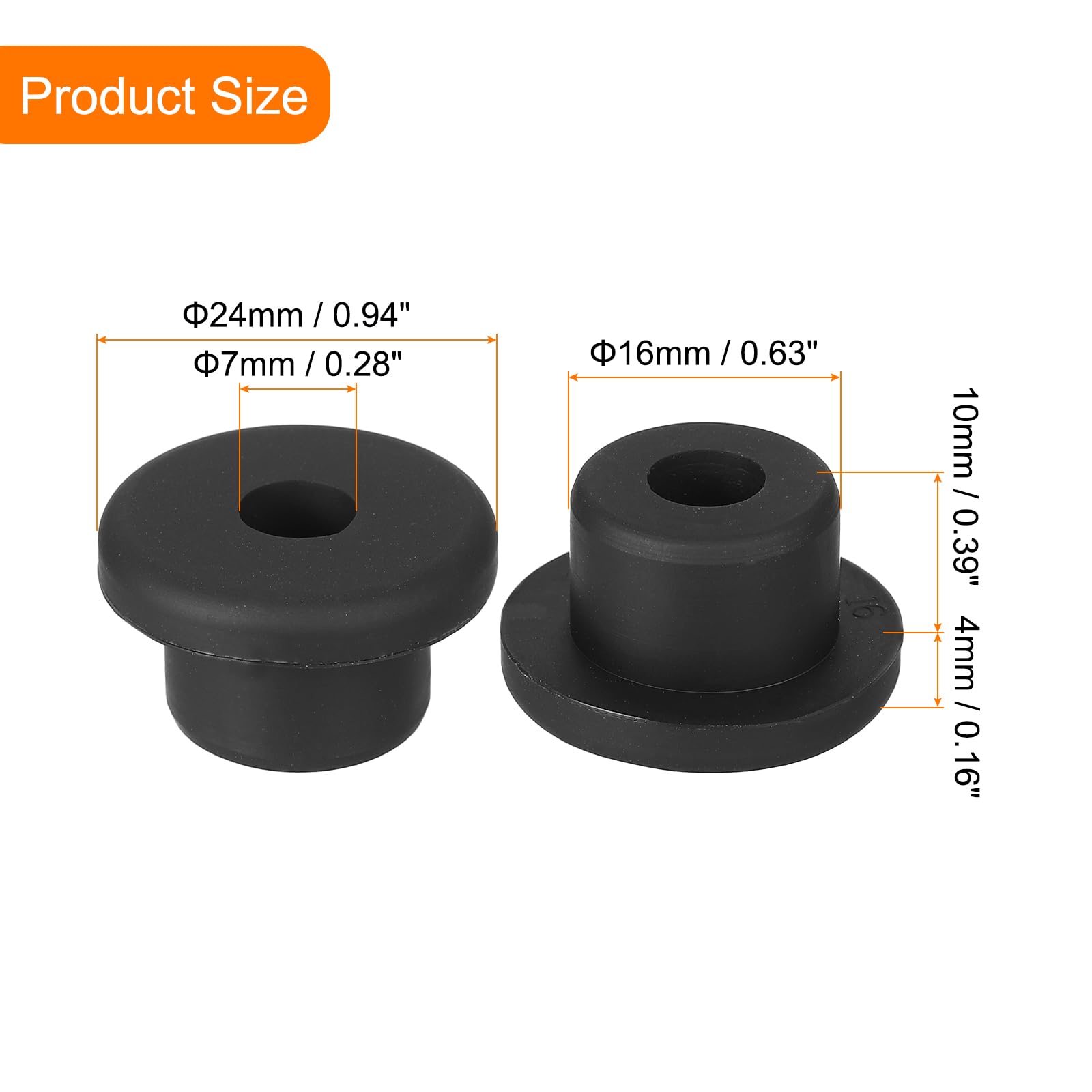uxcell 15Pcs 2/7
