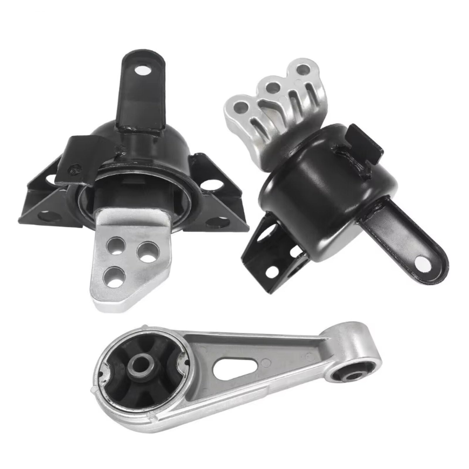 Gtvrfloki One Color Car Engine Mounts Compatible With Chevrolet For Beat For Spark 1.2 2018 2019 2020 2021 3Pcs Front Left Car Engine Motor Trans Mount 95211295 96686002