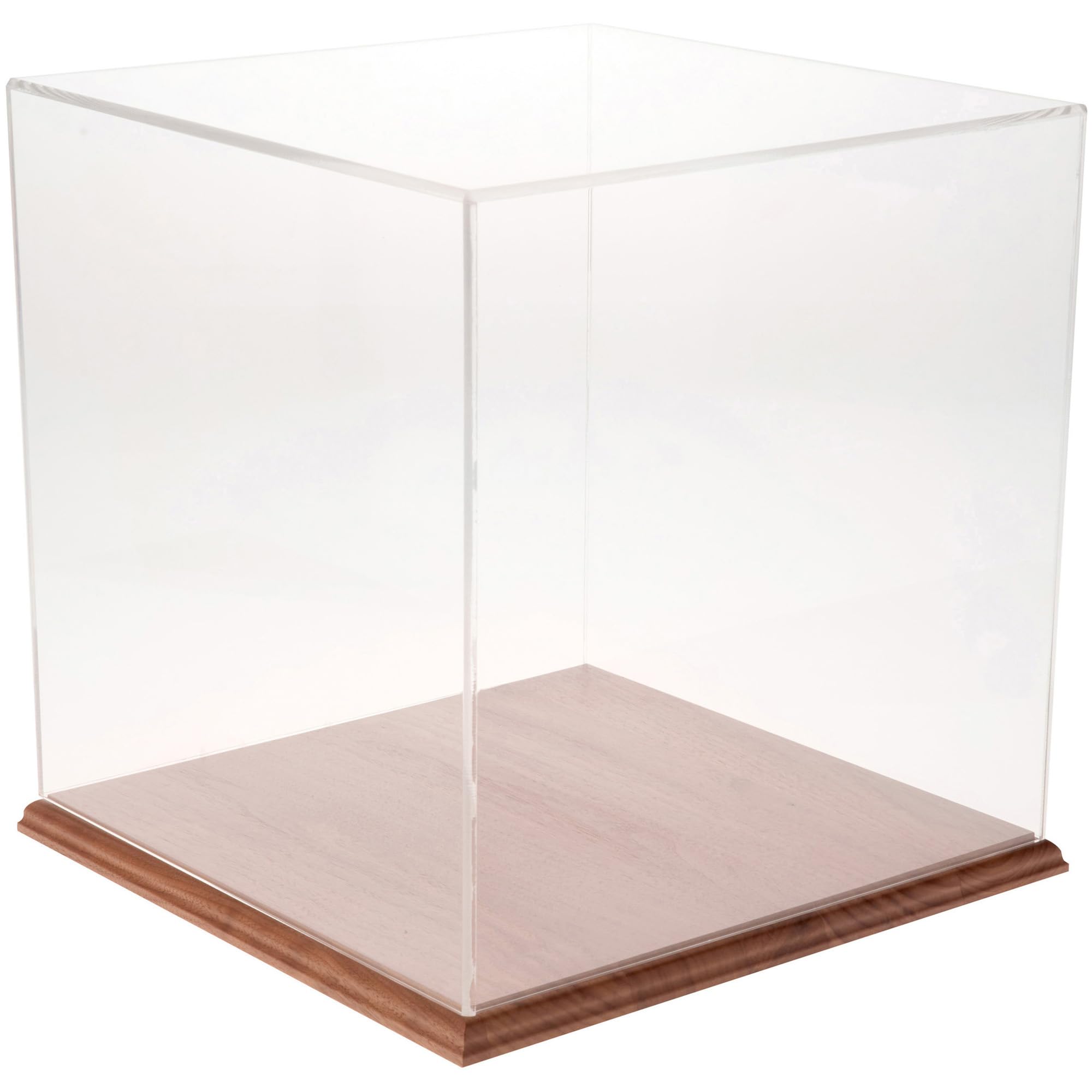 Amazon.com: Plymor Clear Acrylic Display Case with Hardwood Base