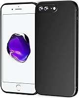 Vista 21 de TENOC Funda para iPhone 6 y iPhone 6s, Funda negra con amortiguador protector antihuellas mate para 4.7 pulgadas