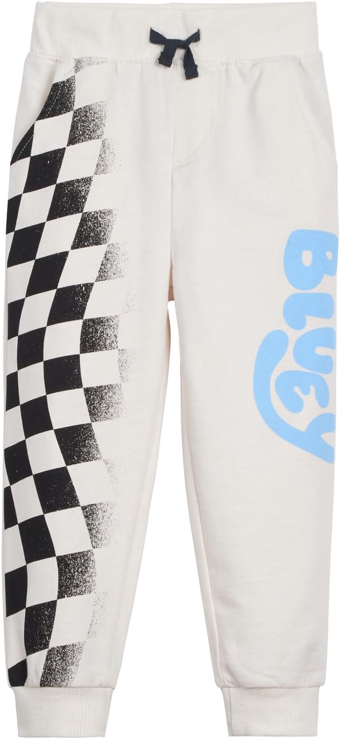 Bluey T-Shirt and French Terry Jogger Pants Outfit Set Infant to Big Kid Sizes (12 Months - 10-12) - Image 5