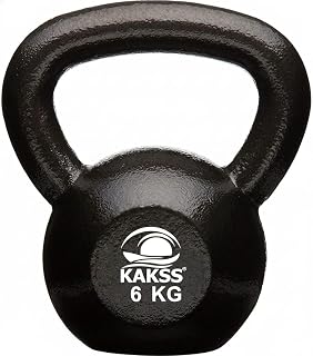 Kakss Cast Iron KettleBell For Strength/Fitness/Kettle Bell for Home Gym 2 KG TO 92KG (PROUDLY MADE IN INDIA) Price In India