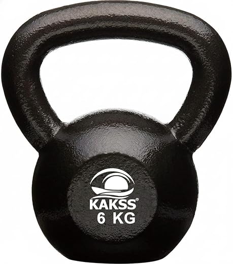 Kakss Cast Iron KettleBell For Strength/Fitness/Kettle Bell for Home Gym 2 KG TO 92KG (PROUDLY MADE IN INDIA)