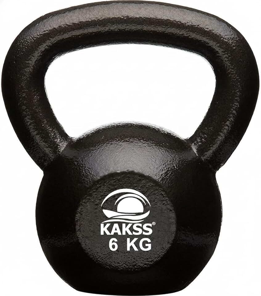 Kakss Kettlebell en fonte pour musculation/fitness/kettle bell pour salle de sport à domicile 2 kg à 92 kg (fièrement fabriqué en Inde)