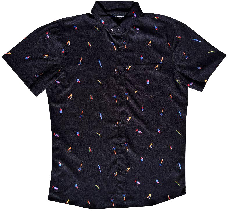 Image of Molokai Surf Button Down Slim Fit Hawaiian Short Sleeve Shirts