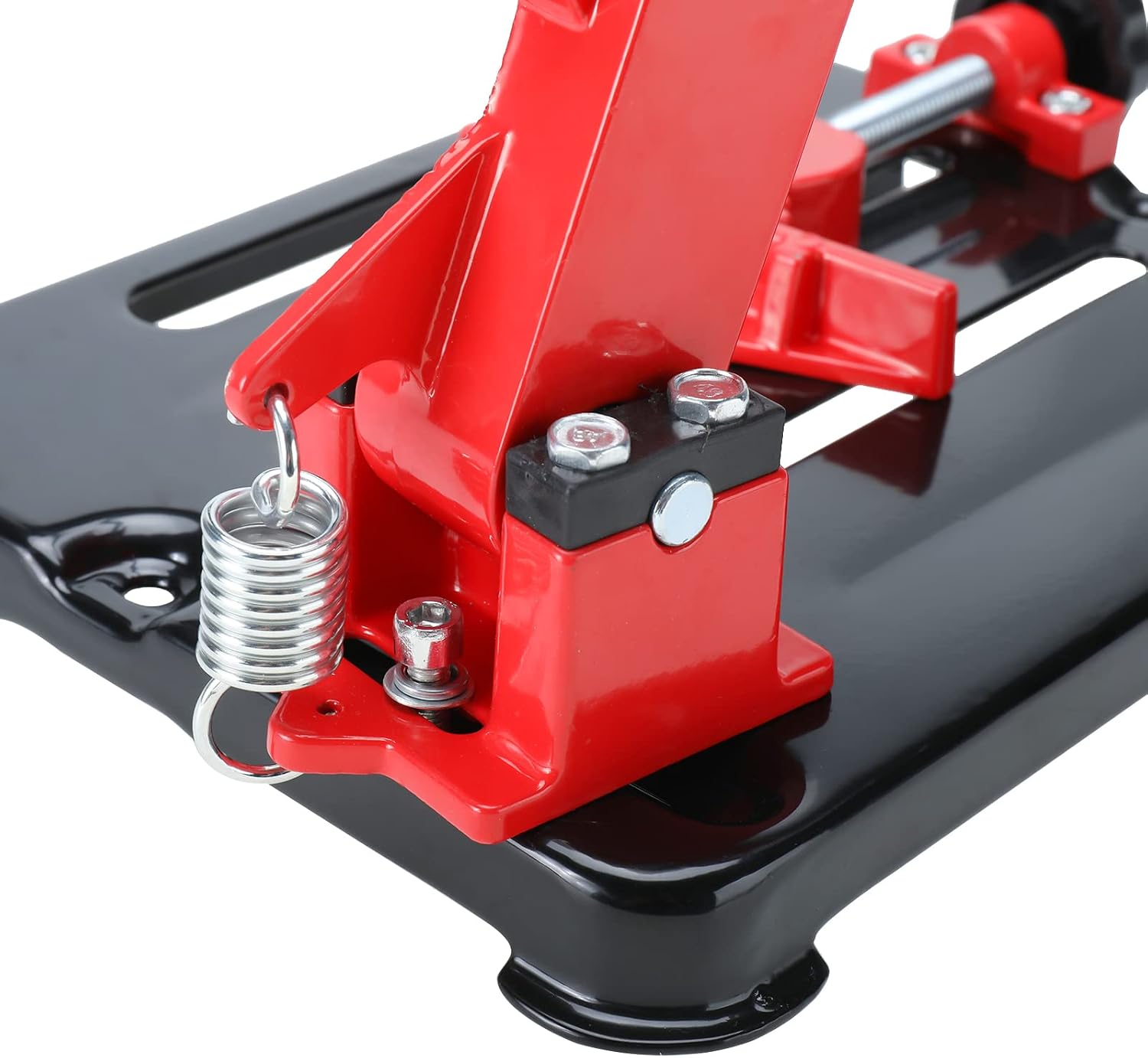Angle Grinder Stand Grinder Holder Cutter Support Cast Iron Base for 100mm - 125mm Angle Mill (4"-5") Red Color